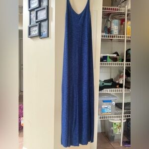 Caslon Heather Blue Tank Maxi Dress